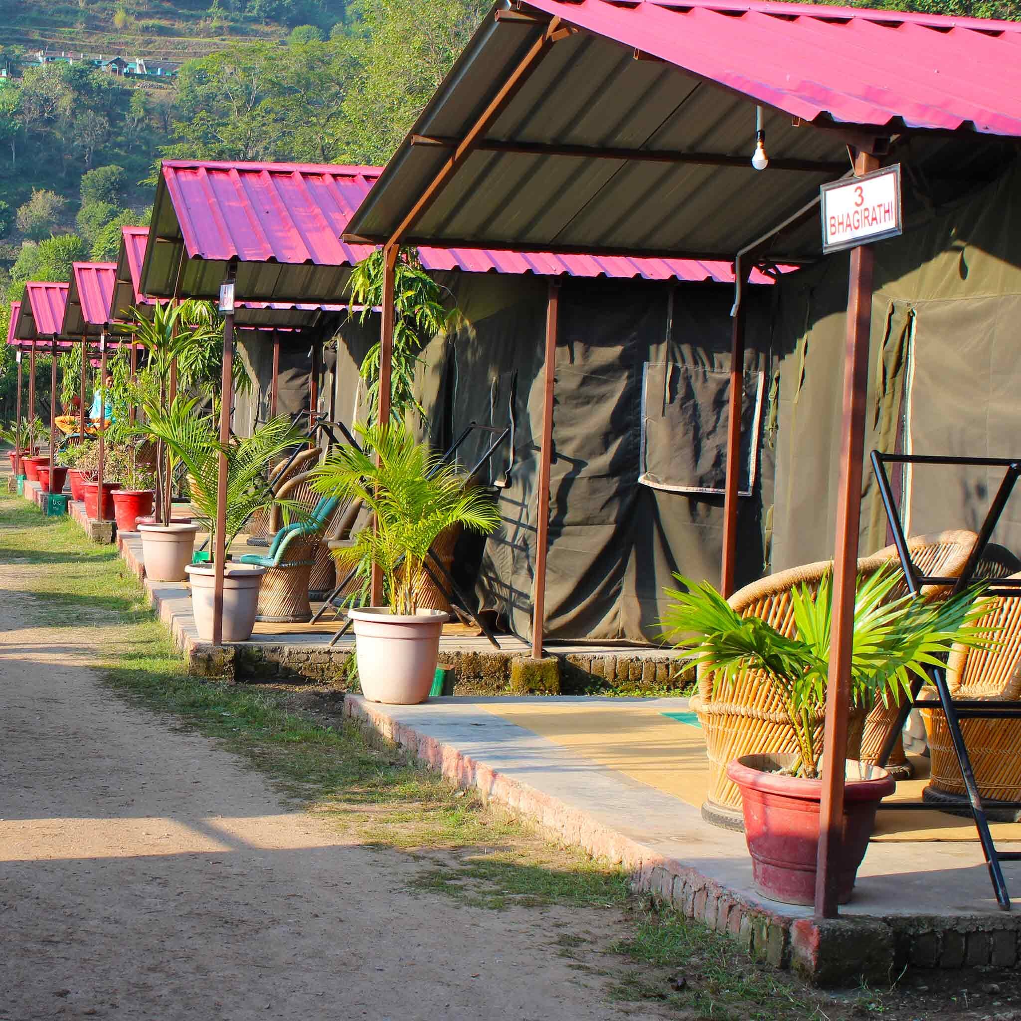 swiss camping in rishikesh Uttarakhand