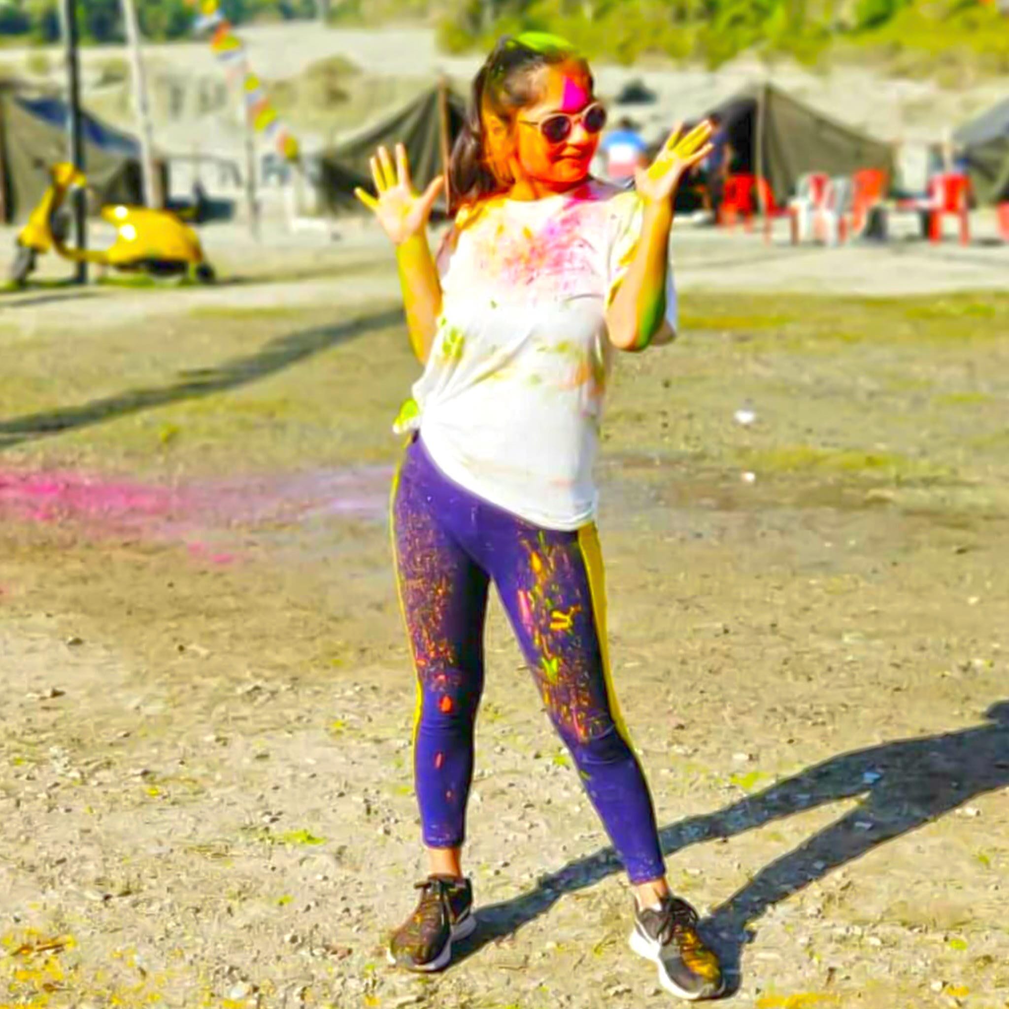 holi party in rishikesh adventure camp