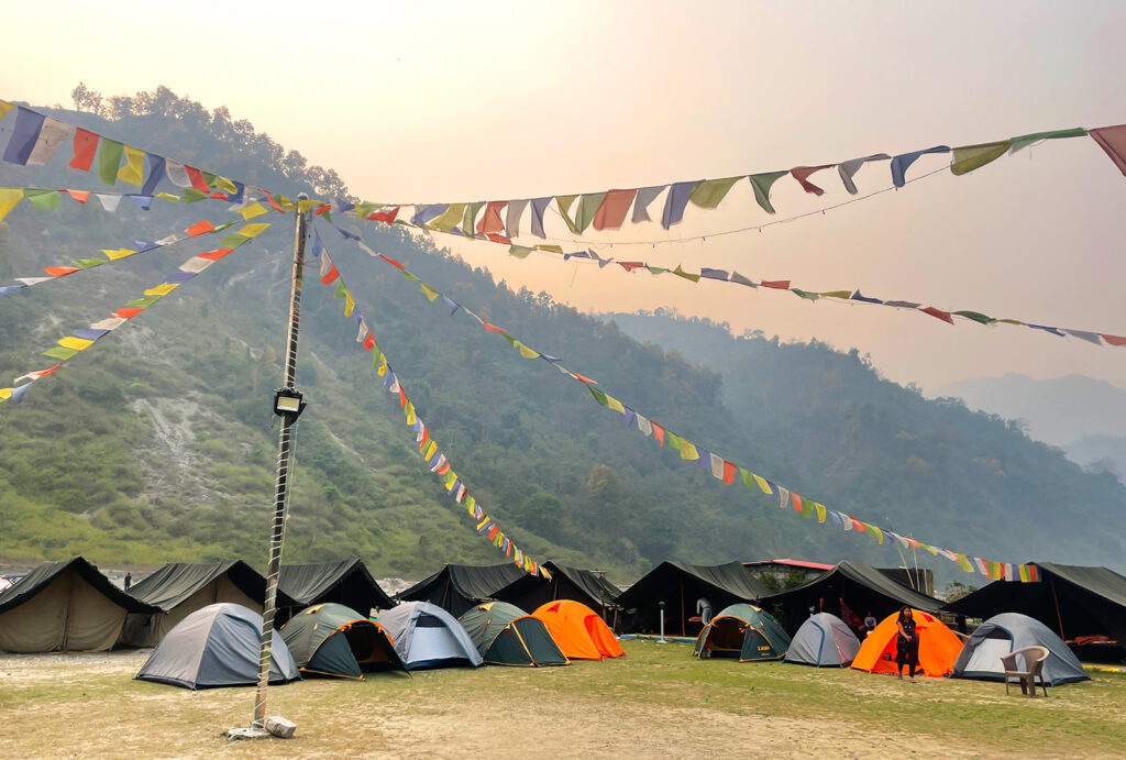 Riverside Camp in Rishikesh